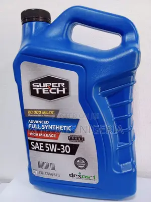 5w-30 Super Tech High Mileage Full Synthetic Oil(20,000 Miles)5 Quarts