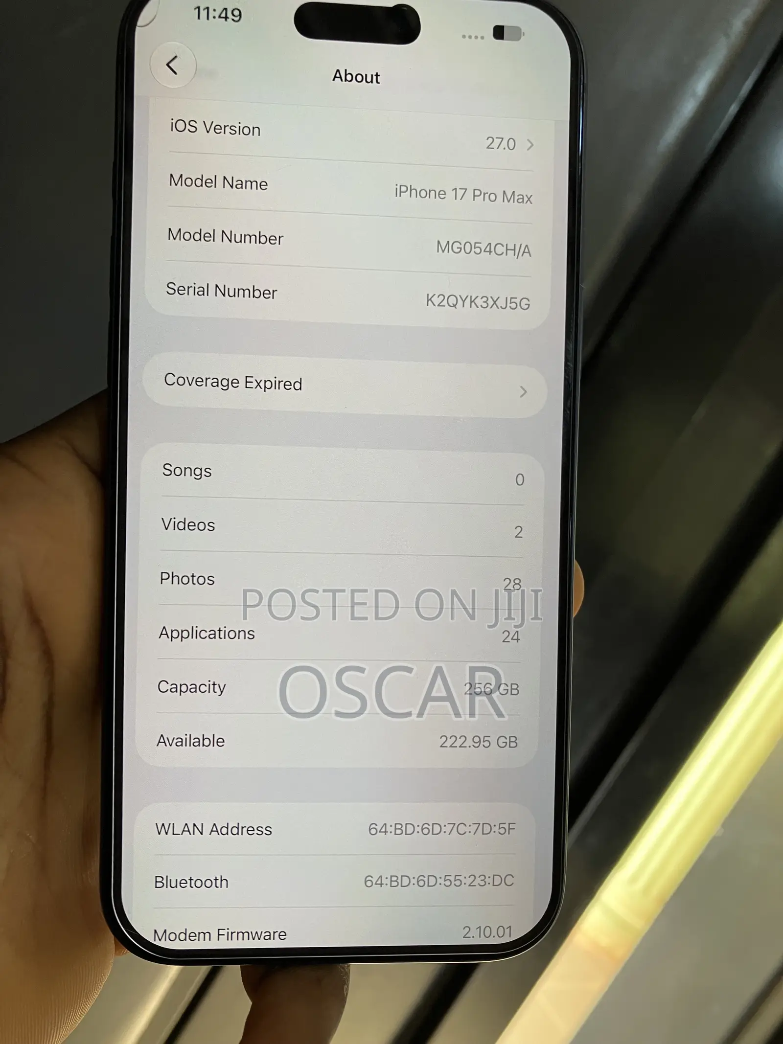 Apple iPhone 17 Pro Max 256 GB Blue