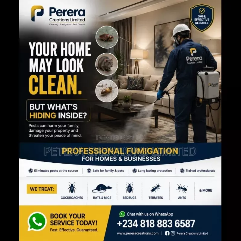 Cleaning and Fumigation Servicses