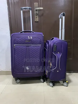 2 Piece Travel Suitcase Set – 24" 20" Swiss Polo Luggage