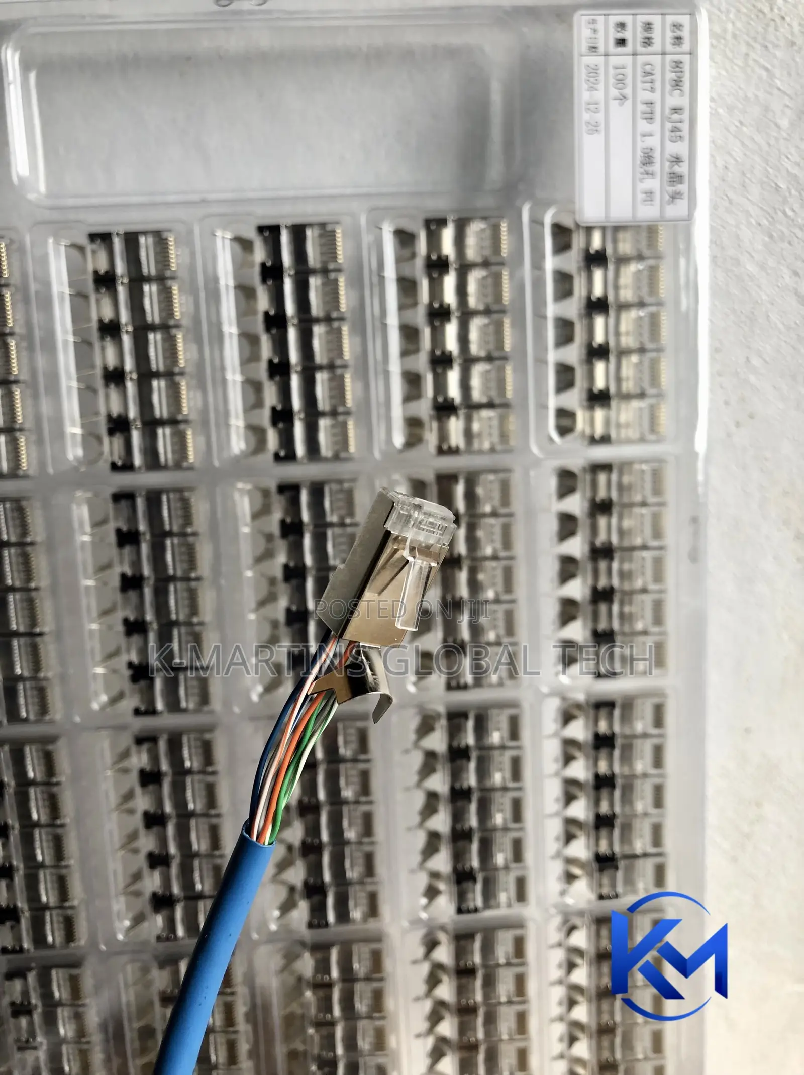 Cat7 RJ45 Connector Shielded Ethernet Network Cable Plug
