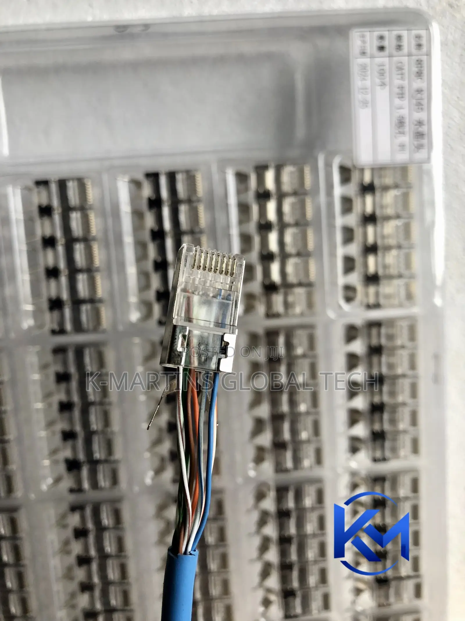 Cat7 RJ45 Connector Shielded Ethernet Network Cable Plug