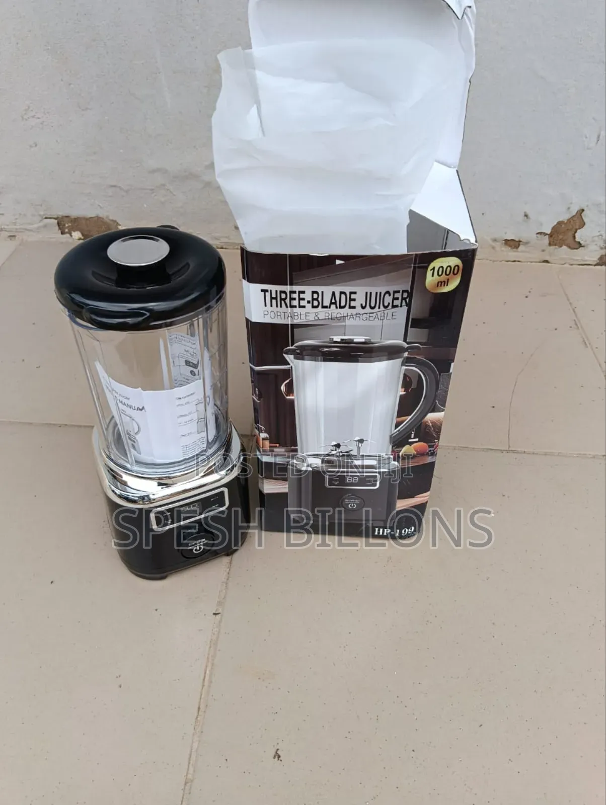 High Quality Rechargeable Blender Juicer 1000ML Brand New