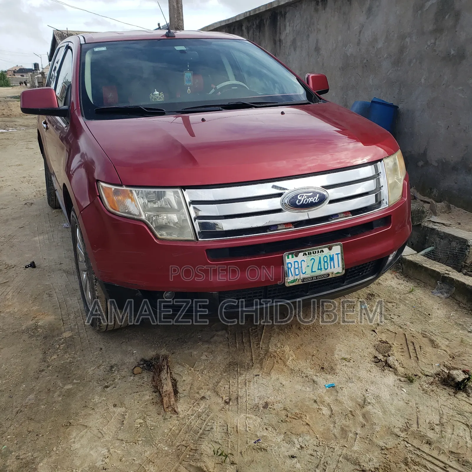Ford Edge 2008 Red