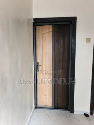 Gray Foldable Net Door