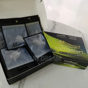 Transparent Soft Gel Nails Extensions 120 Piece 12 Size