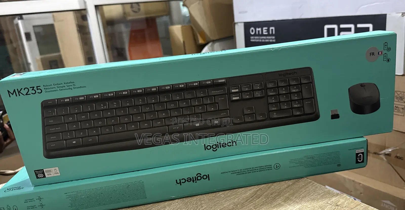 Logitech MK235 Durable Wireless Keyboard and Mouse Combo
