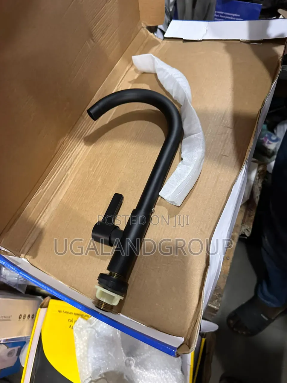 Modern Black Kitchen Sink Tap