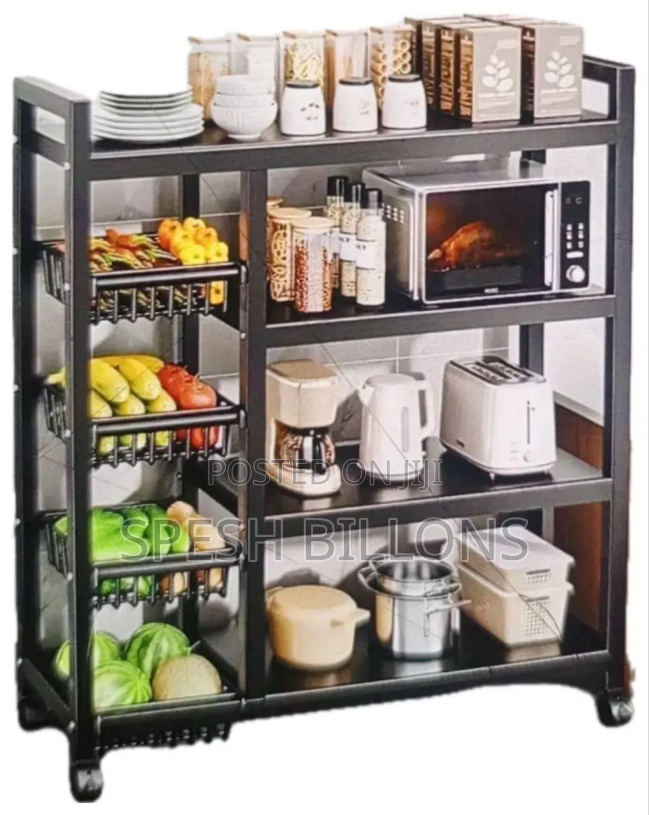 Foldable Exotic Quality Shelf 57 Inch Tall, 28 Inch Wide