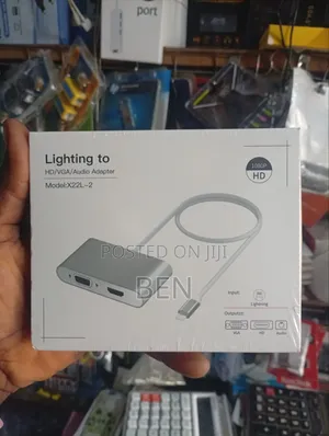 Generic Lighting to HDMI/VGA/Audio Adapter