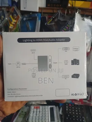 Generic Lighting to HDMI/VGA/Audio Adapter