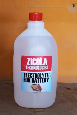 Electrolyte and Distilled Water for Tubular Battery