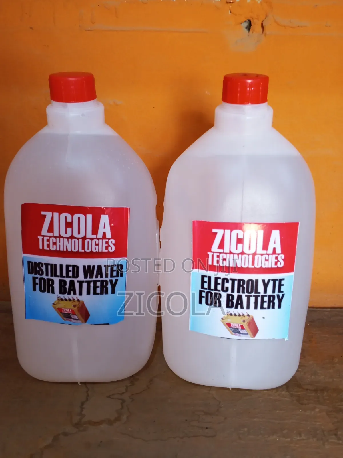 Electrolyte and Distilled Water for Tubular Battery