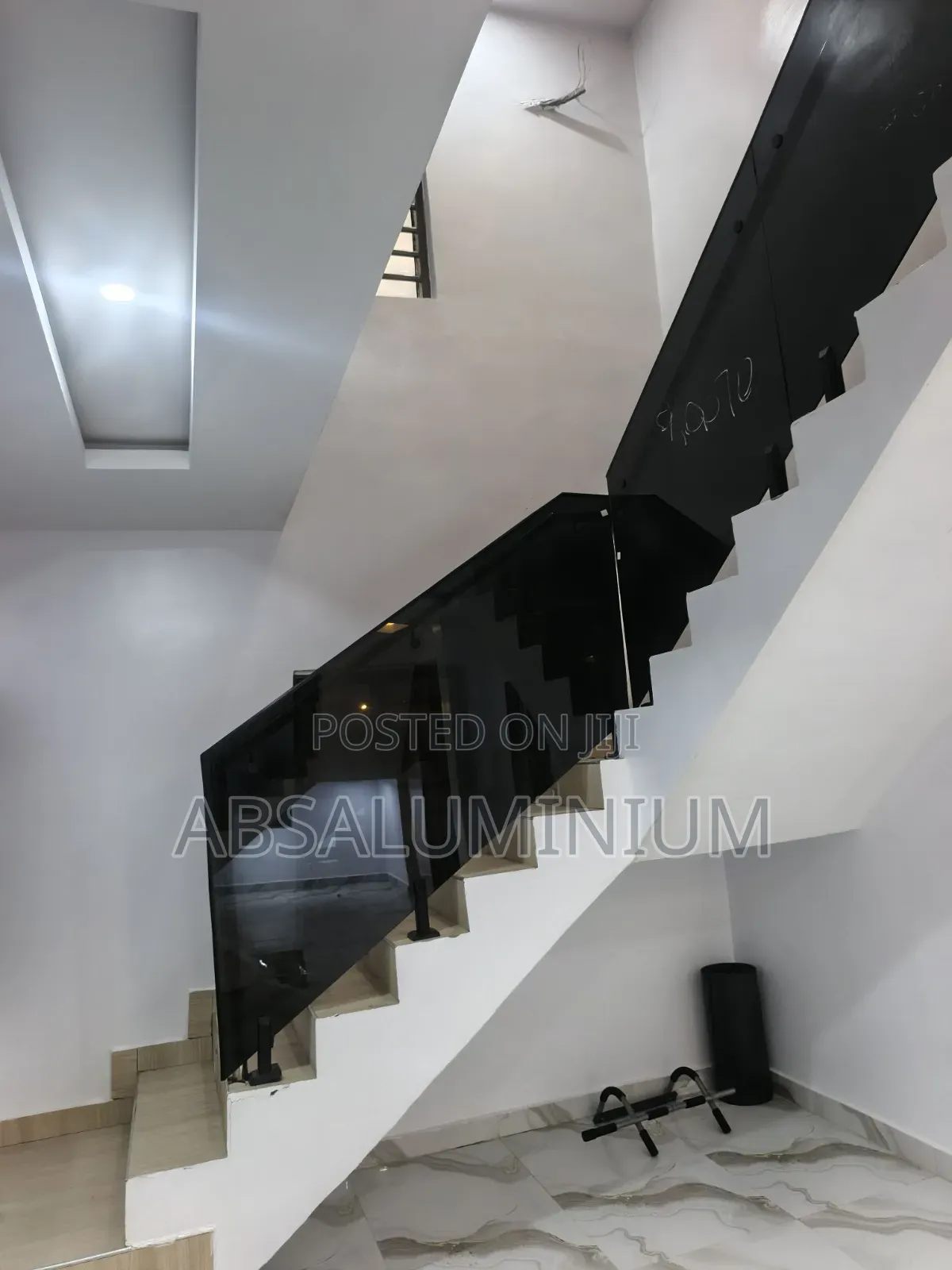 Glass Railings for the Staircase