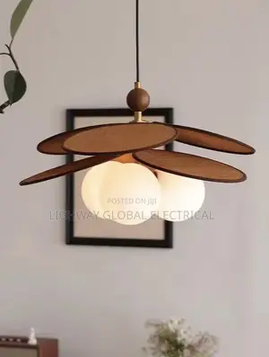 Rafia Grass Vintage Modern Decor Chandelier