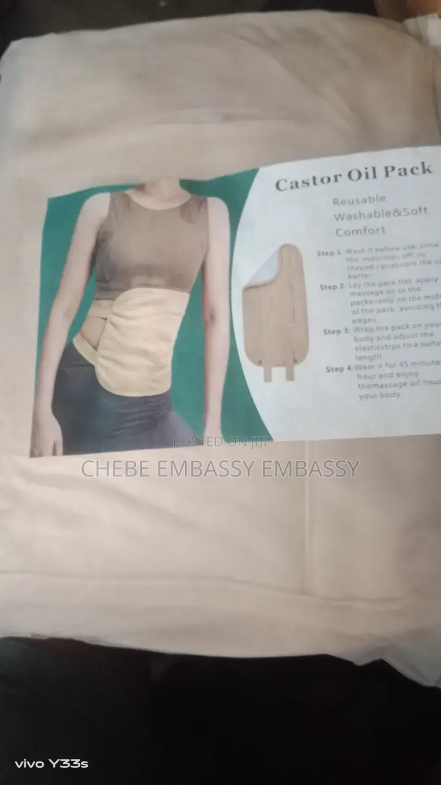 Castor Oil Tummy Wrap