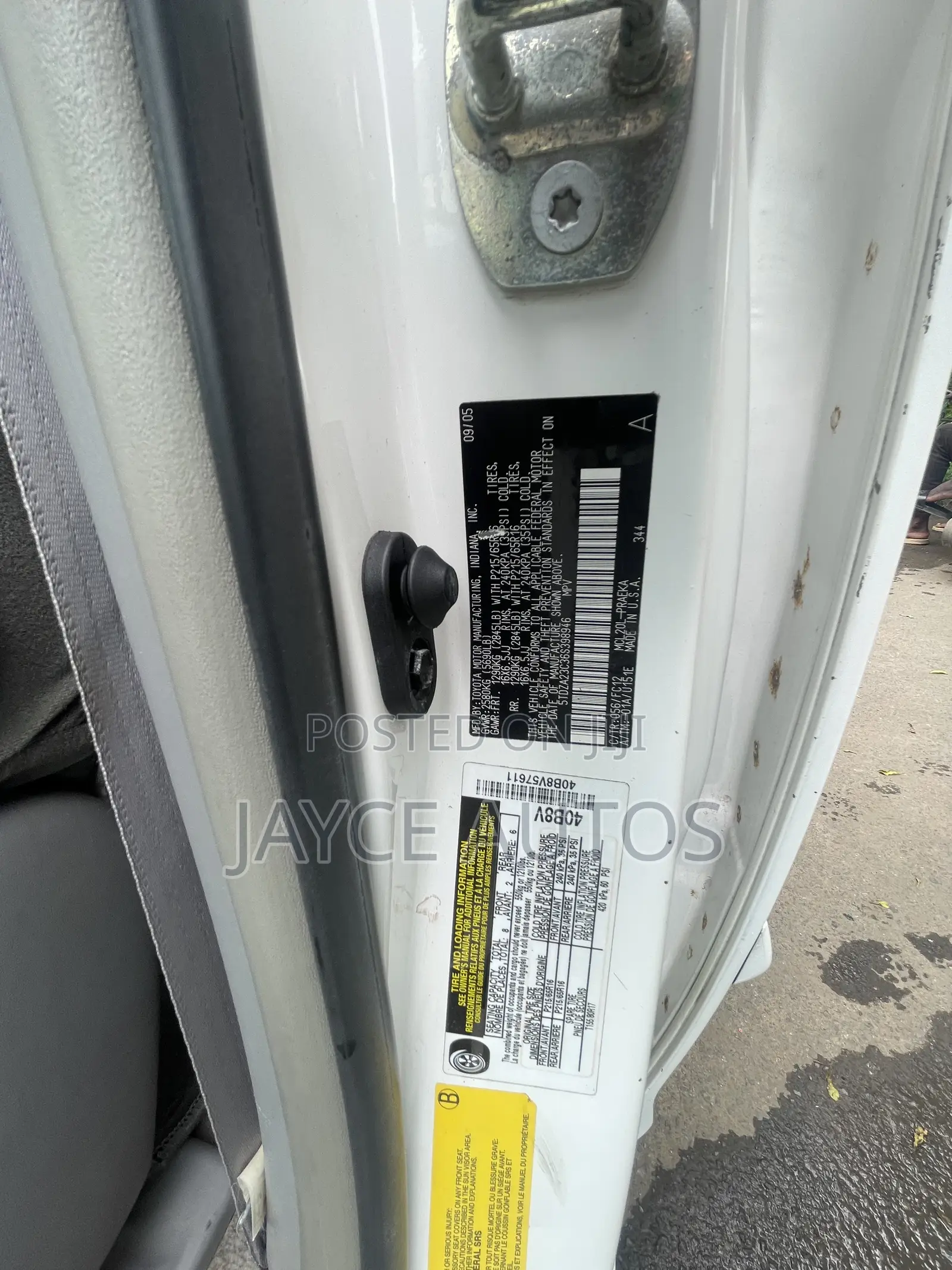Toyota Sienna 2006 White