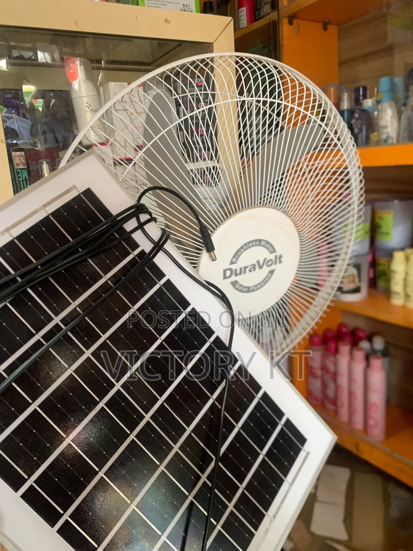 Solar Fan Comes With Solar Cable