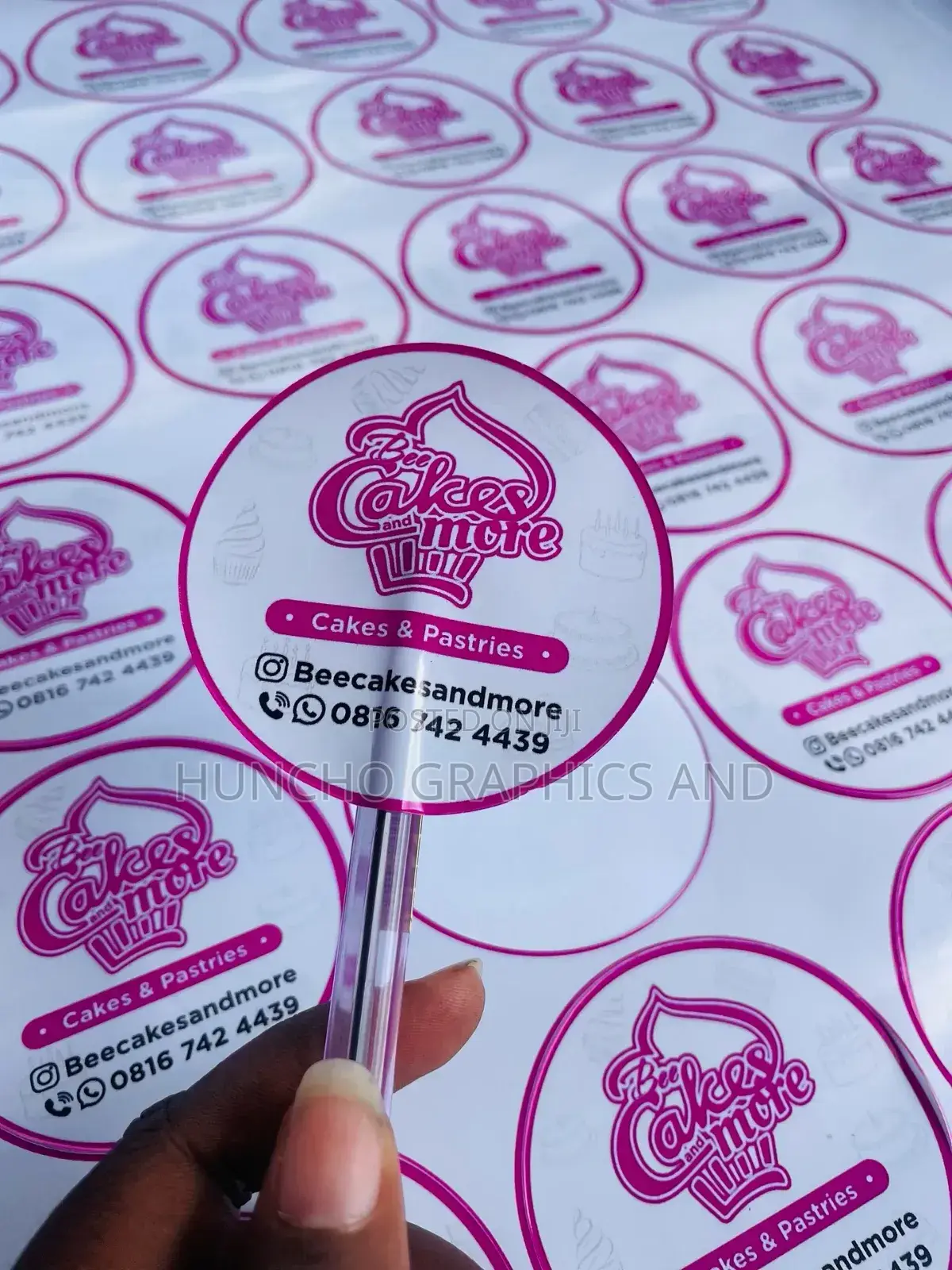 Custom Round Sticker Printing – SAV (Sticker Vinyl)