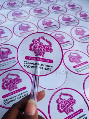 Custom Round Sticker Printing – SAV (Sticker Vinyl)
