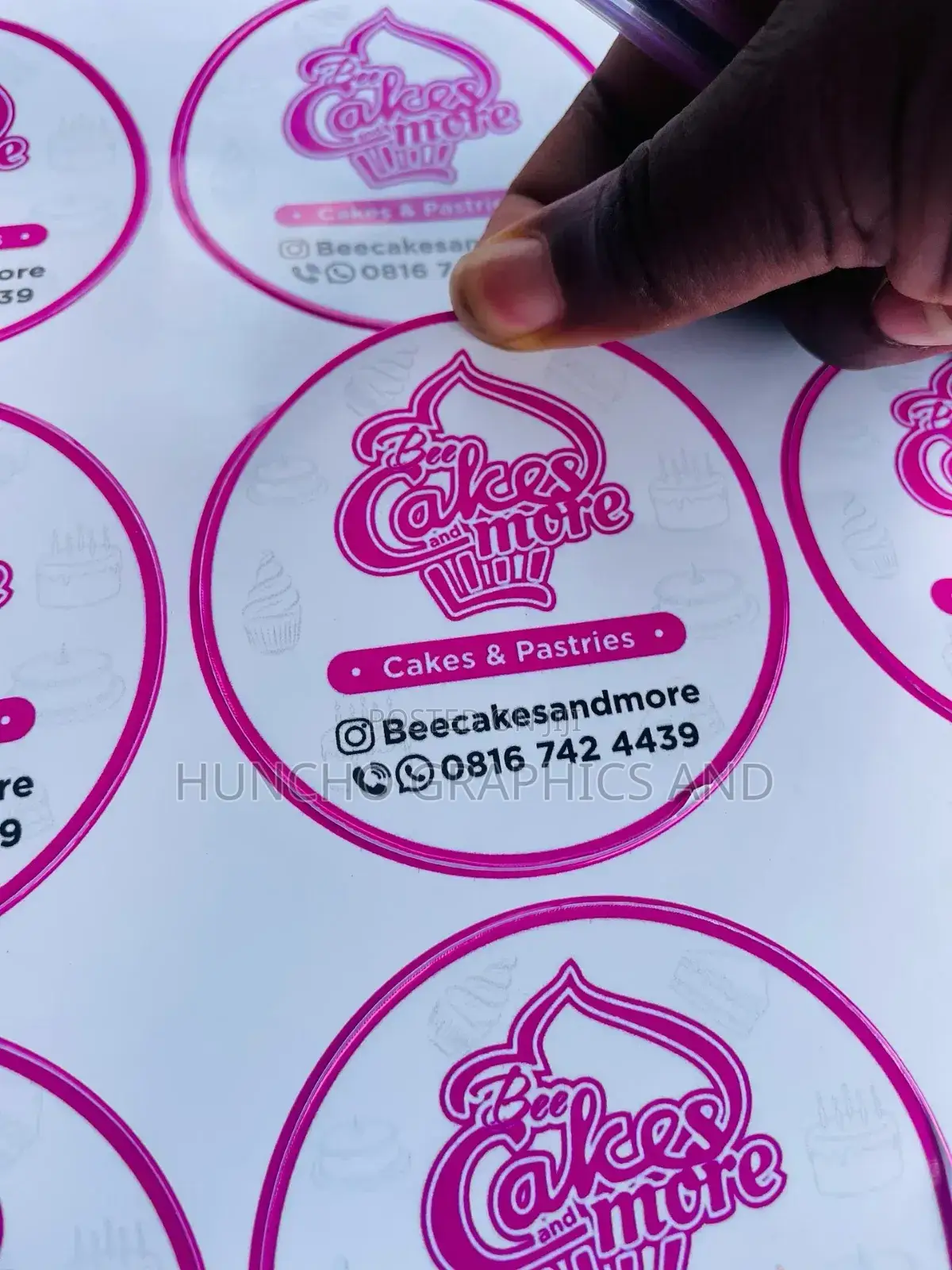 Custom Round Sticker Printing – SAV (Sticker Vinyl)