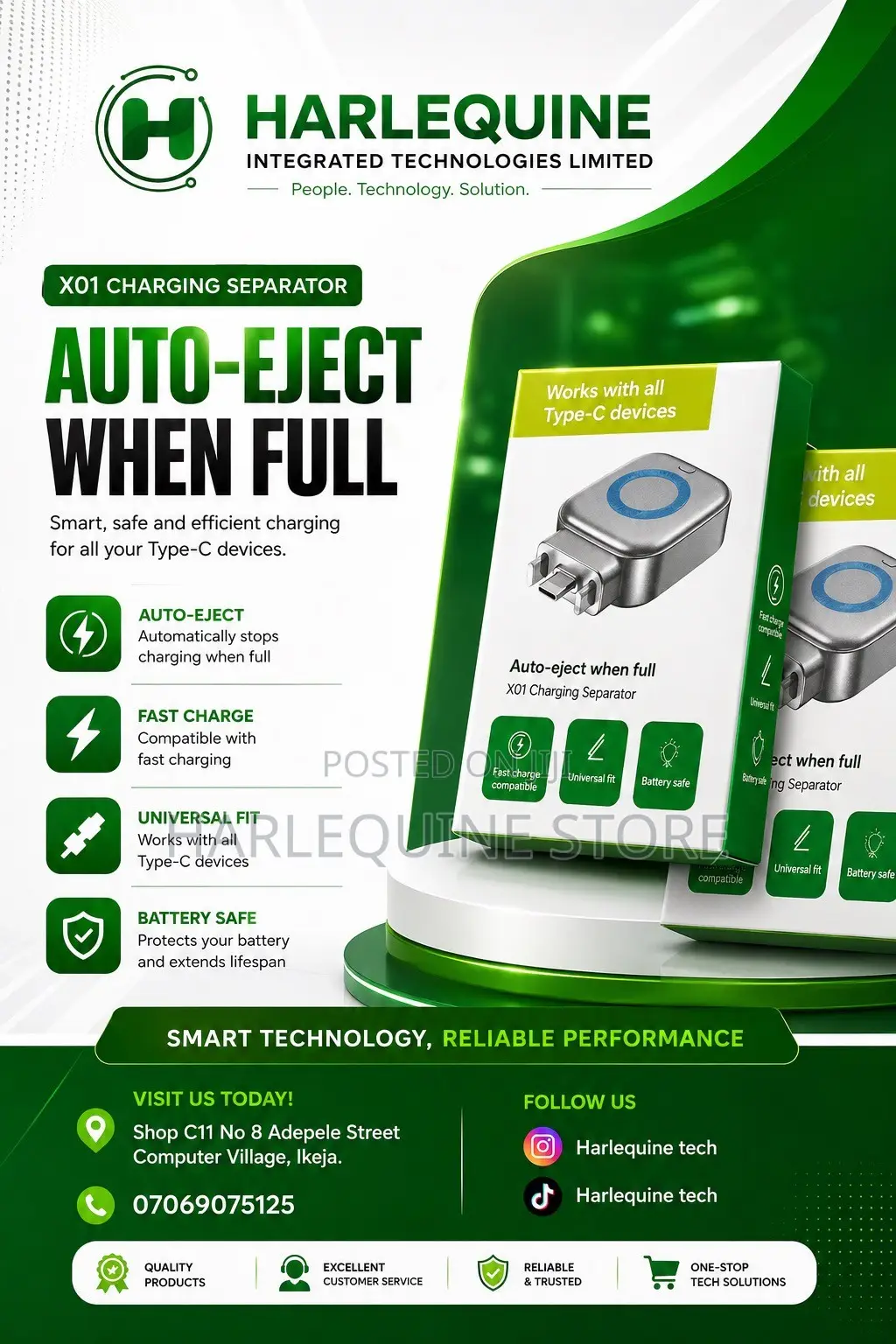 Auto Eject Charger