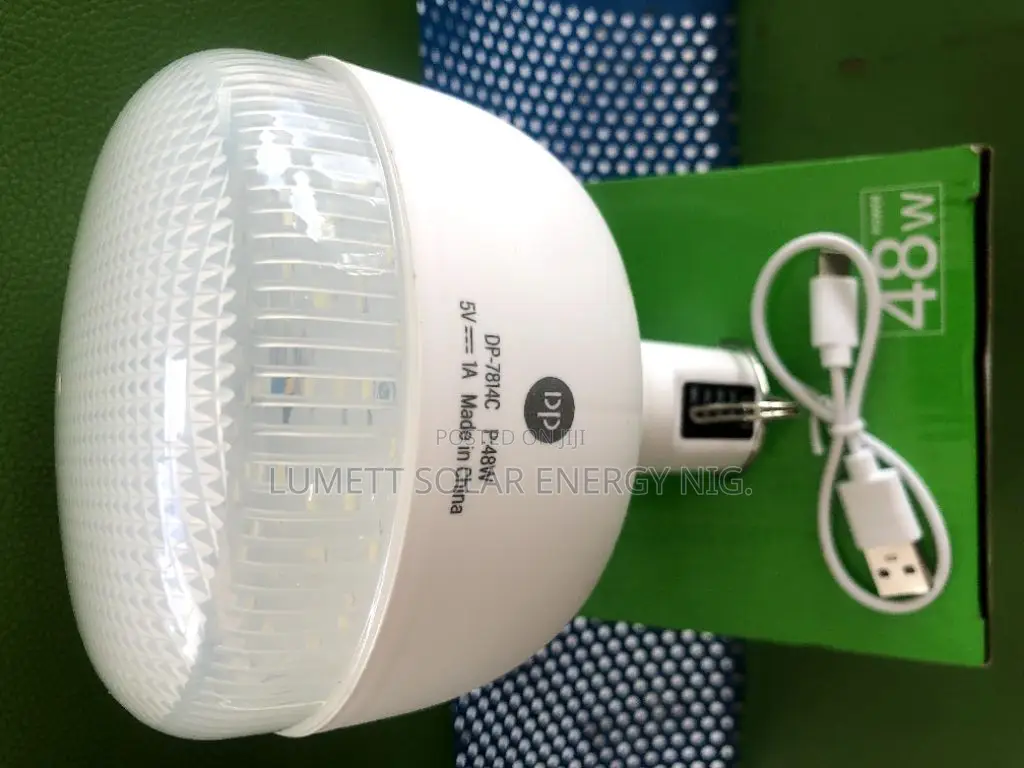DP 48W Rechargeable LED Bulb for Night Lighting