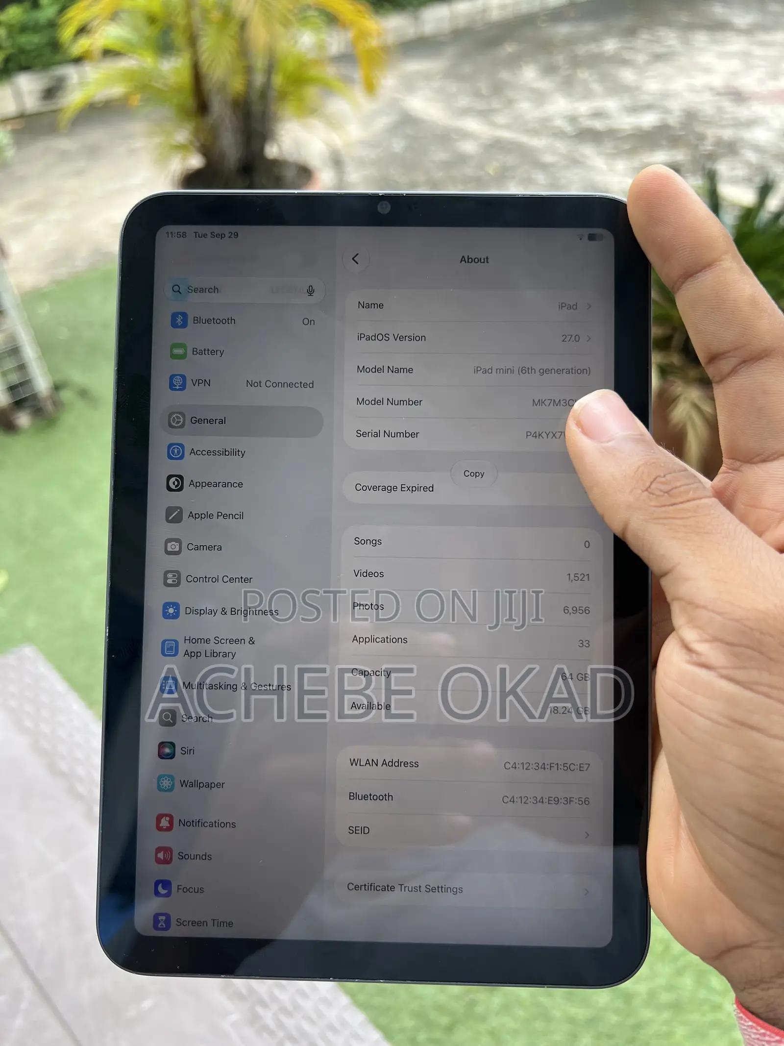 Apple iPad mini 6 64 GB Gray