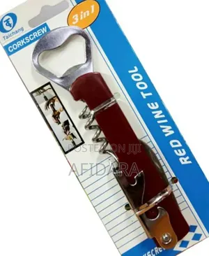 3 in 1 Cockscrew Bottle Opener