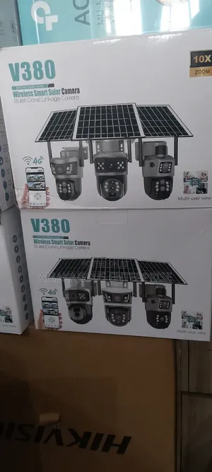 V380 Dual Lens Solar Camera