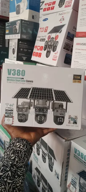 V380 Dual Lens Solar Camera