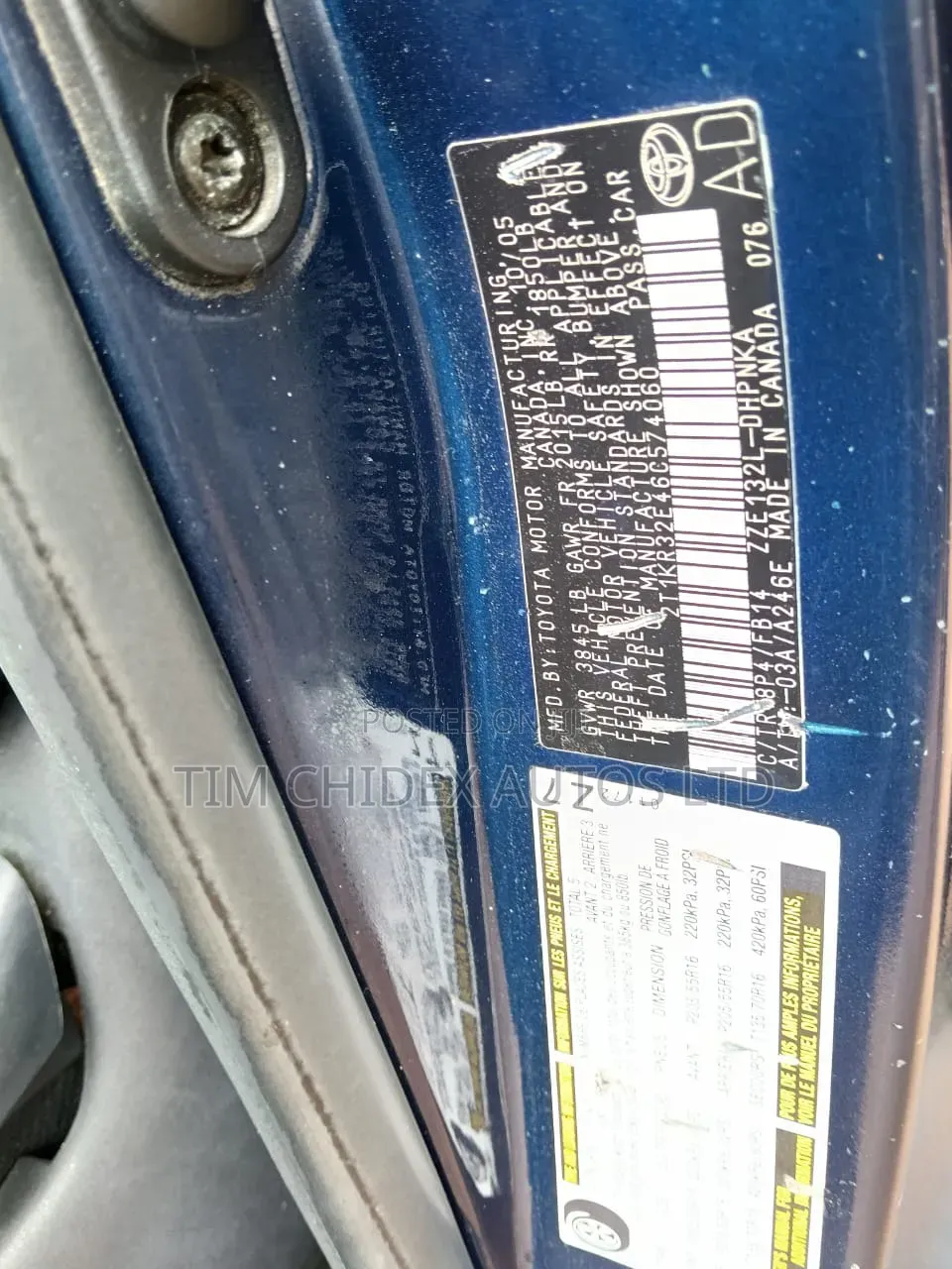 Toyota Matrix 2006 Blue