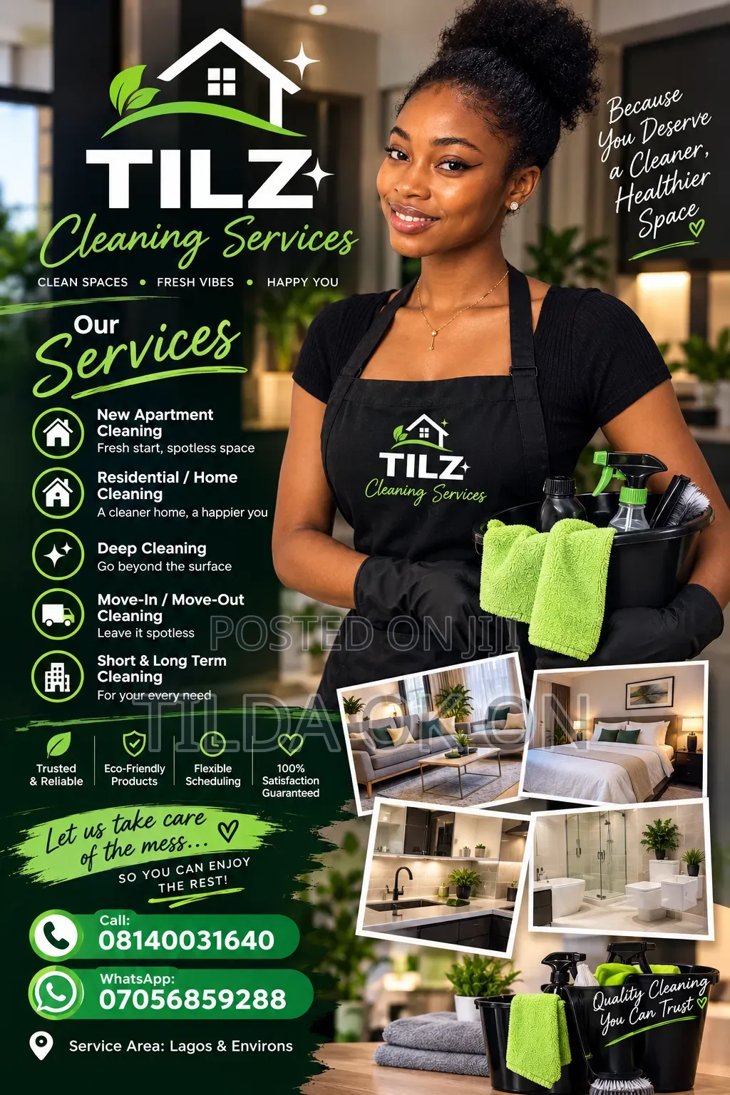 New Apartments and Home Cleaning Services