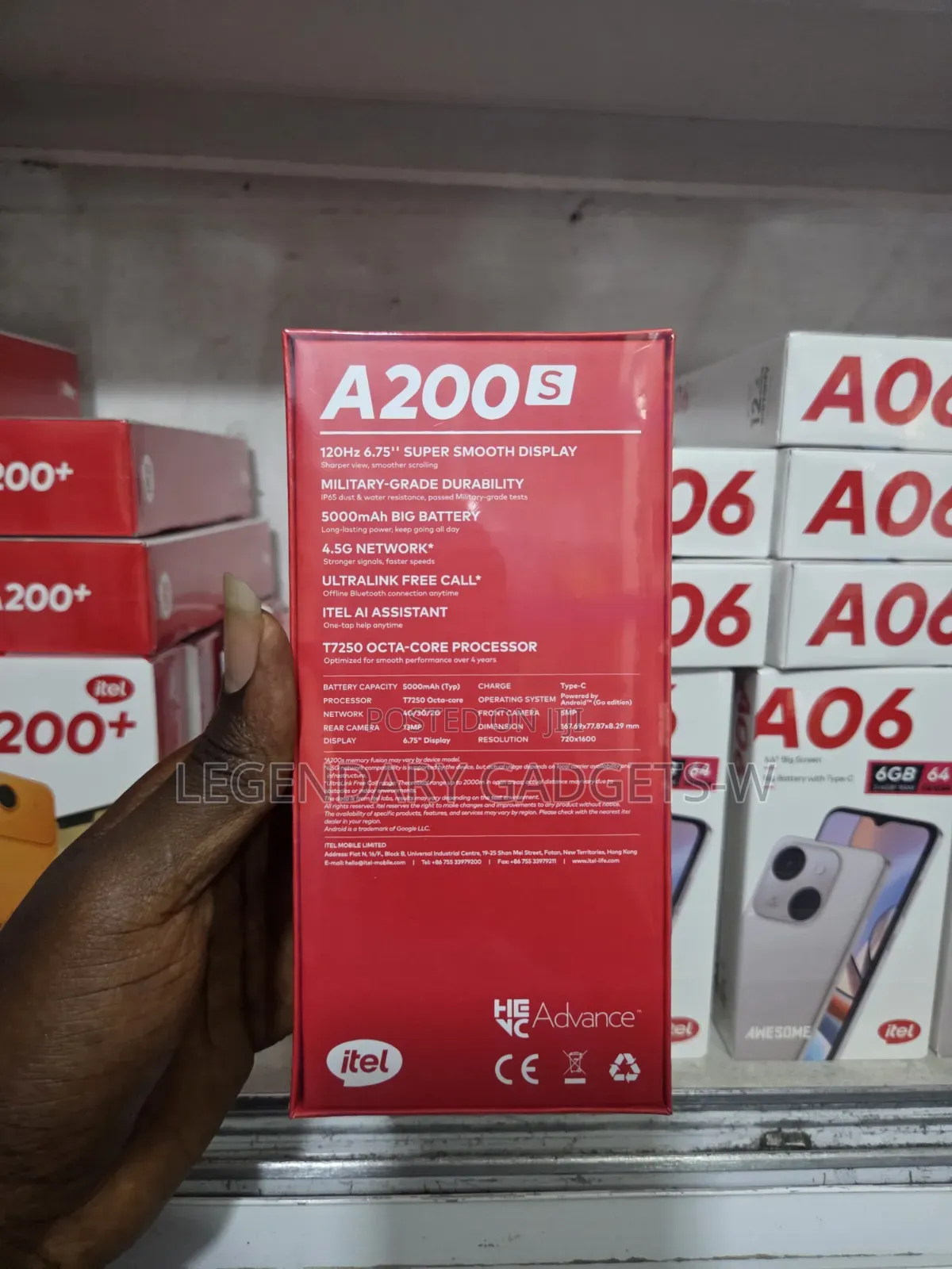 New Itel A200+ 64 GB
