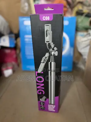C08 Long Selfie Stick Tripod With Bluetooth Remote
