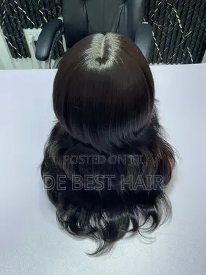 Quality Blend With 13*4 Closure 20 Inches Natural Color
