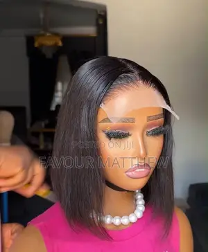 100 Percent Human Hair Bob Wig