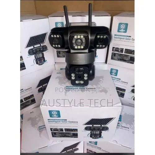 V380 Pro 3 Lens 4g Solar Camera 8mp