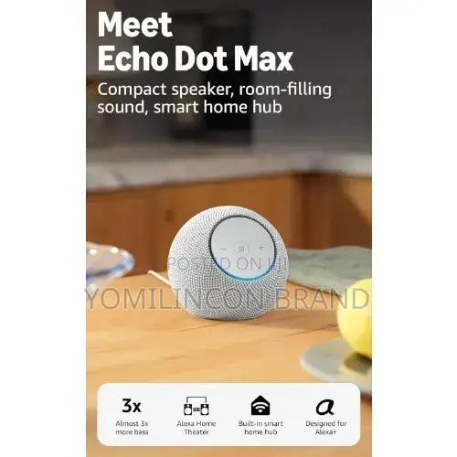 Echo Dot Max Alexa Speaker - White.