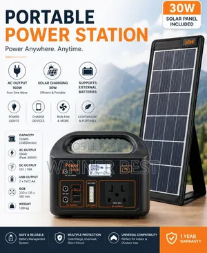 150watts Rechargeable Power Station Inverter Power Bank