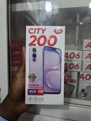 New Itel City 200 128 GB Black
