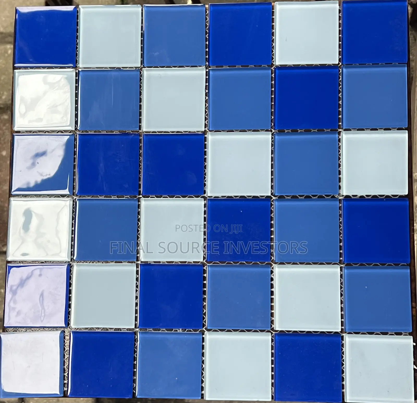 Blue Mosaic Tiles for Swimming Pool