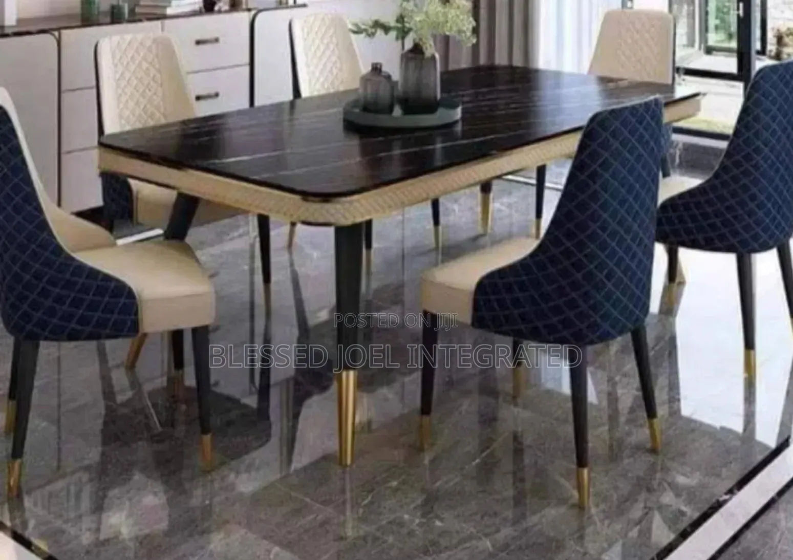 Marble Dining Table With 6 Chairs