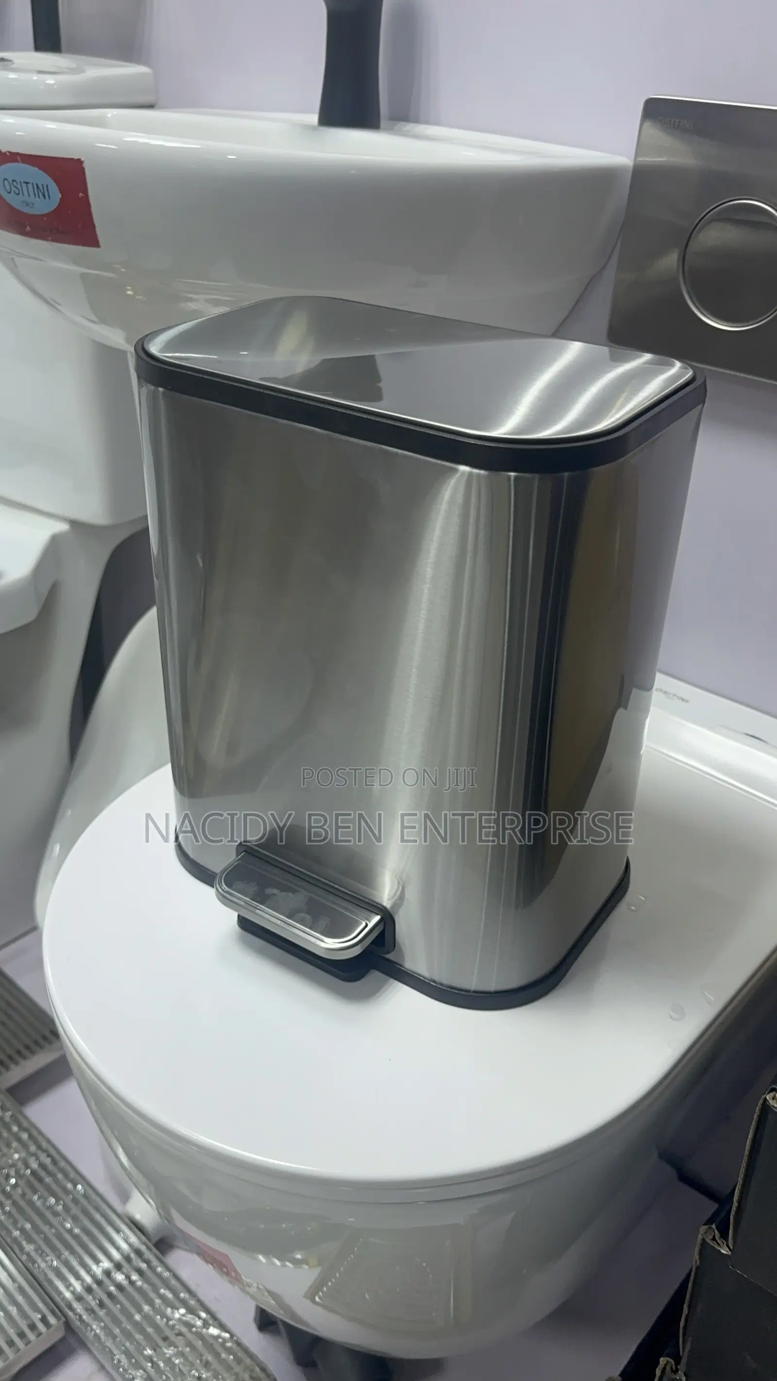 5liters of Steel Wastebin
