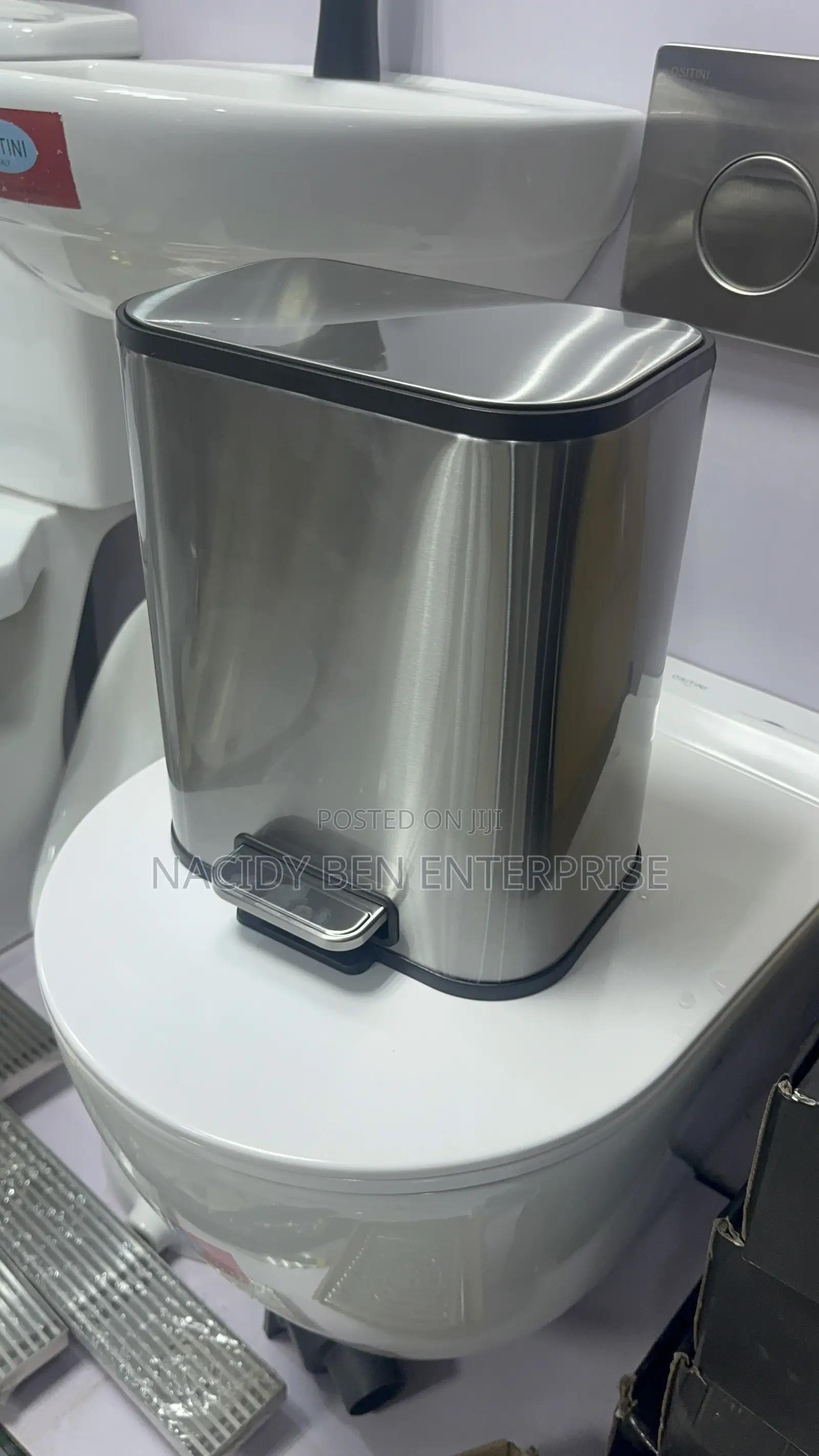 5liters of Steel Wastebin