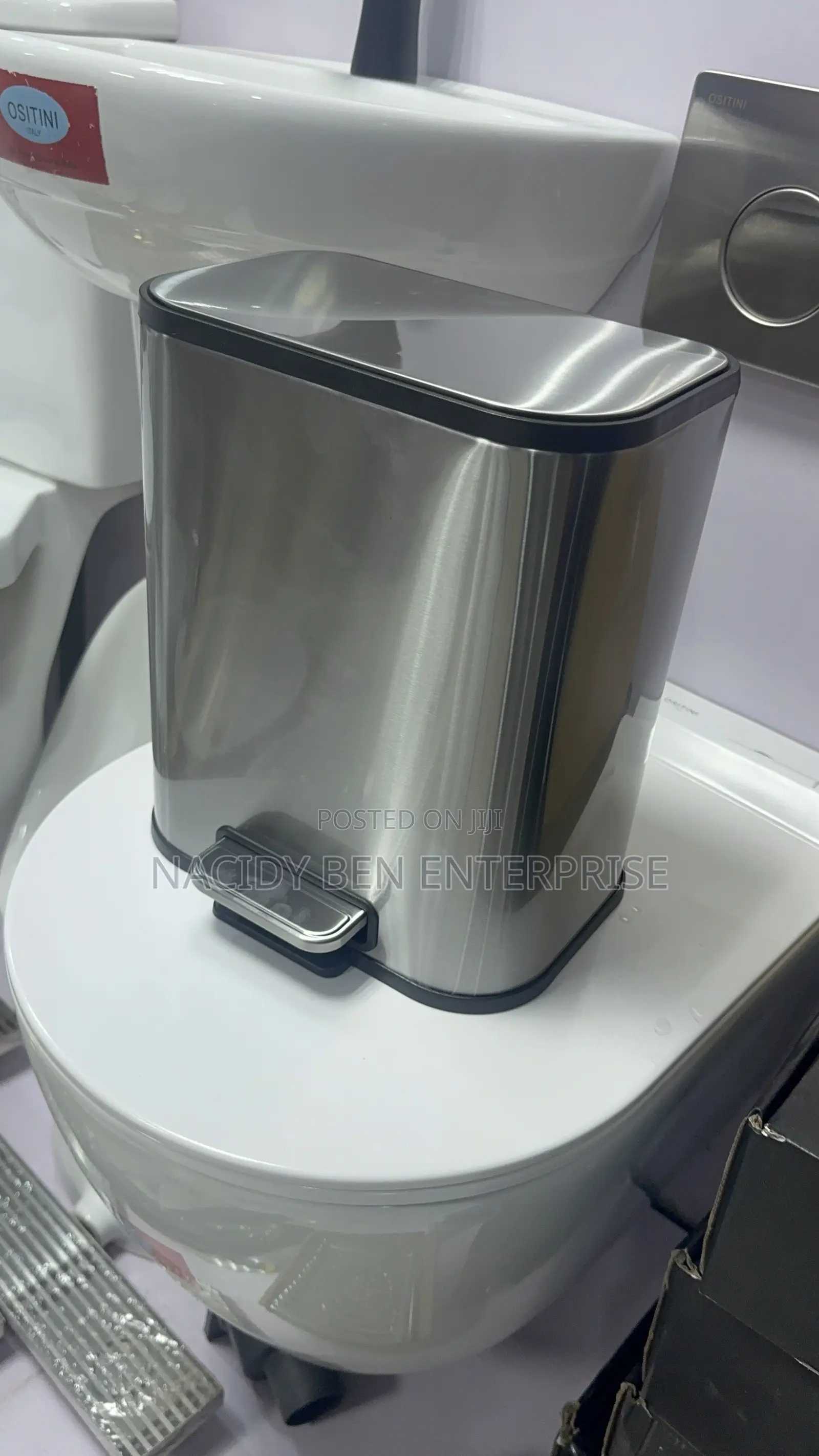 5liters of Steel Wastebin