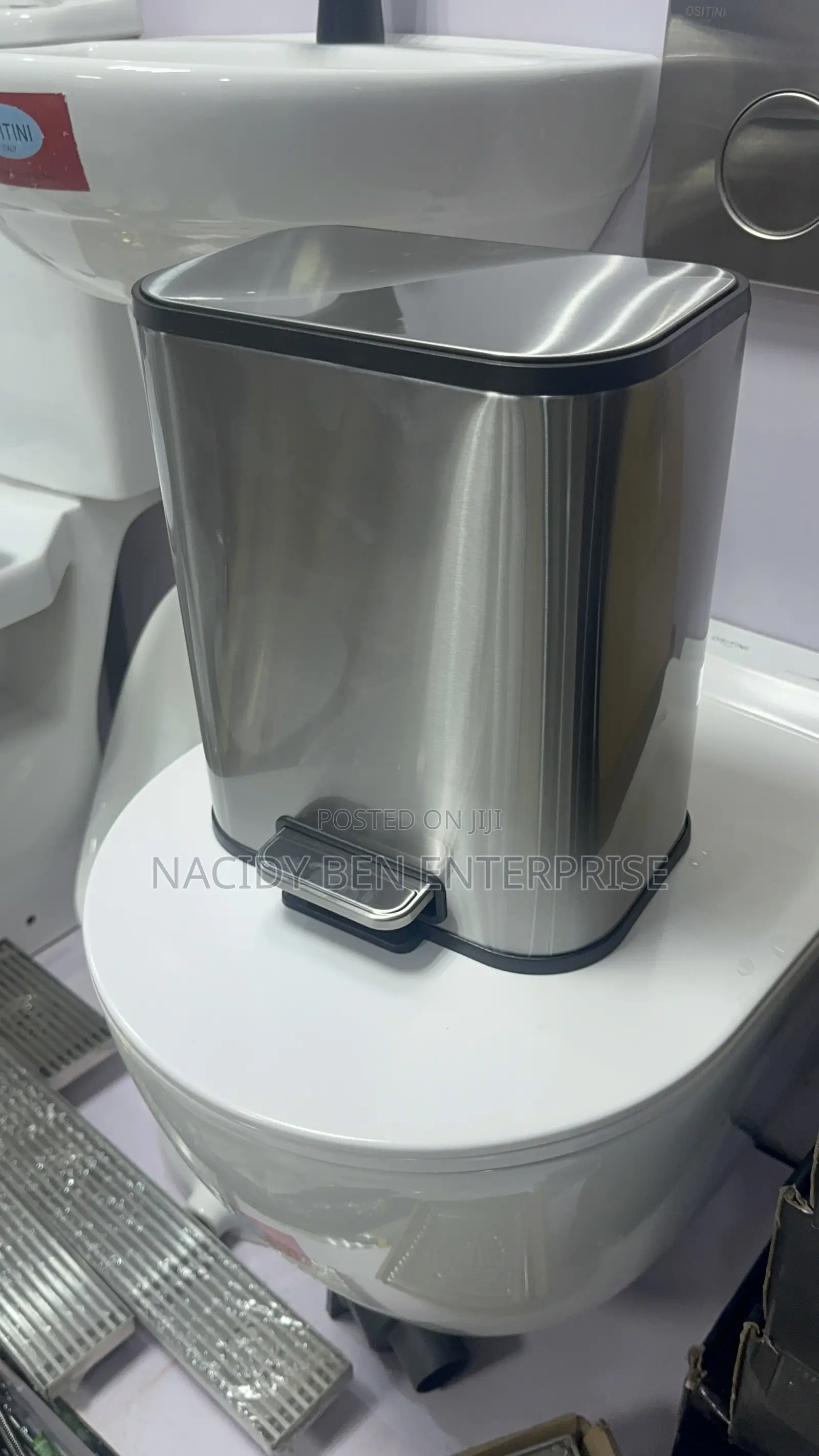5liters of Steel Wastebin
