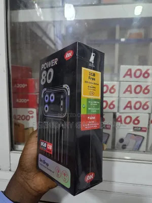 New Itel Power 80 128 GB Black