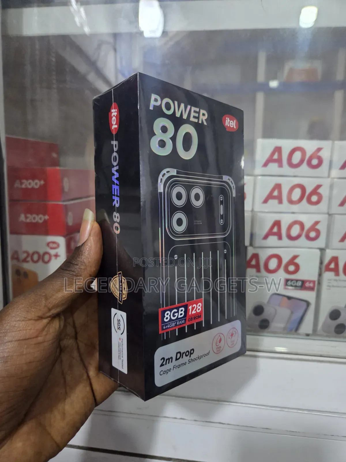 New Itel Power 80 128 GB Black