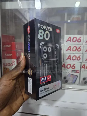 New Itel Power 80 128 GB Black